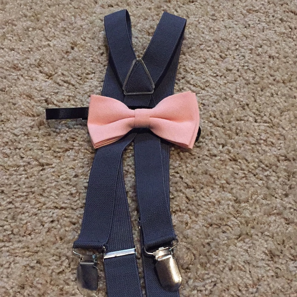Boys Suspenders & Bow tie Set